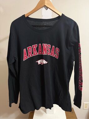 Fanatics Arkansas Razorback Long Sleeve Tee Shirt